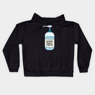 Hand Sanitizer Gel with 70% Alcohol Kids Hoodie